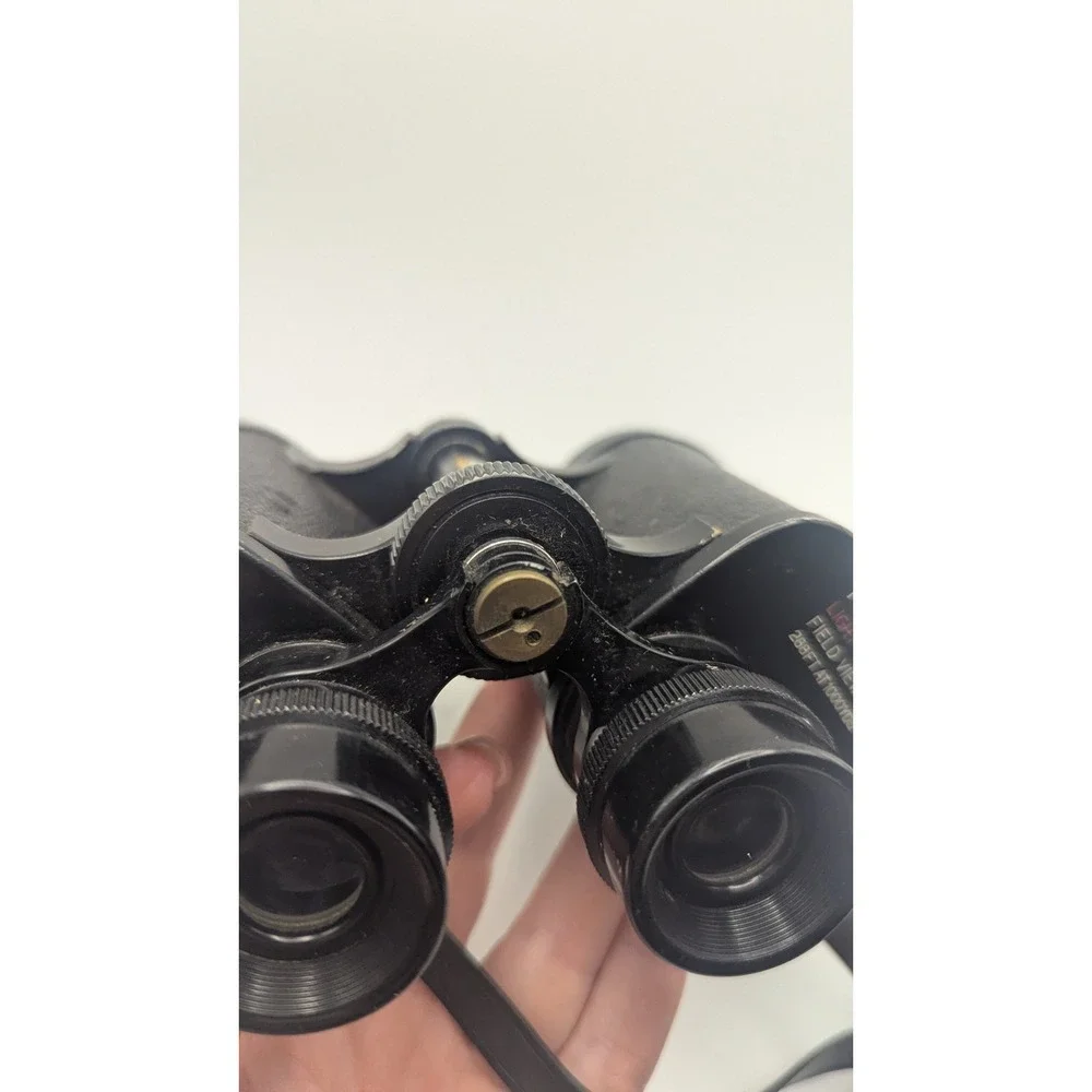 Tasco 10x50 Binoculars Model 312 Fully Coated Light Weight Case‎ Black Vintage